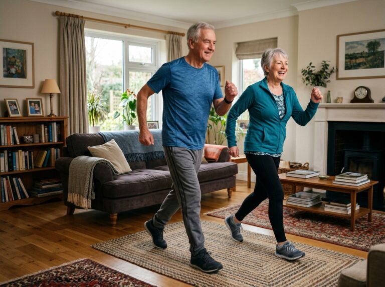 10 minute indoor walking workout for seniors beginners