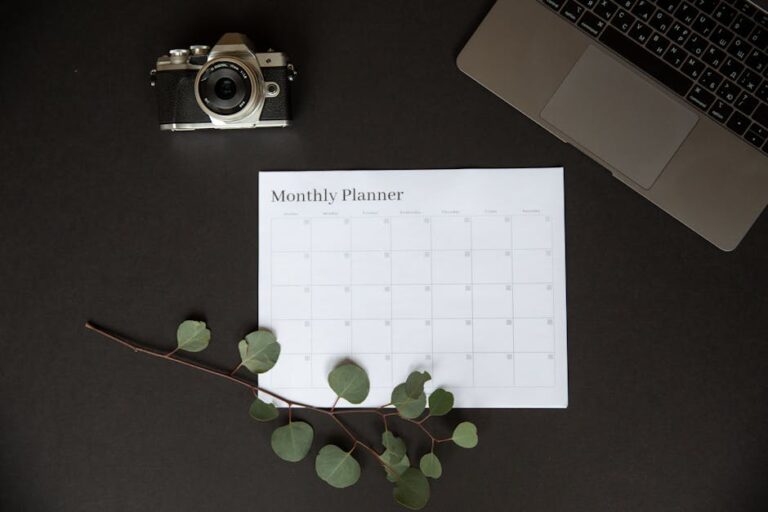 monthly progress tracking plan