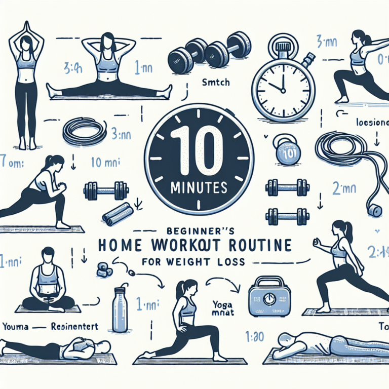 10-Minute Beginner's Home Workout Routine for Weight Loss